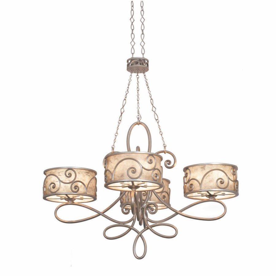 Windsor 47 Inch Wall Sconce – Aged Silver – 5412SV