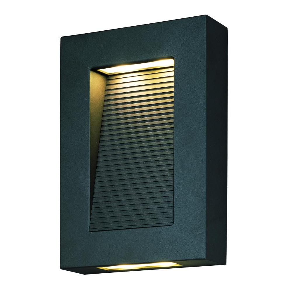 Avenue LED 7 Inch Outdoor Wall Lantern – Architectural Bronze