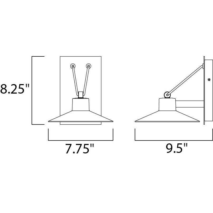 Maxim Lighting CIVIC 54361FTABZ Exterior Modern - Bronze