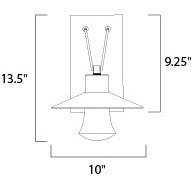 Maxim Lighting CIVIC 54362CLABZ Exterior Modern - Bronze