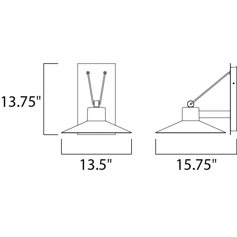 Maxim Lighting CIVIC 54365FTABZ Exterior Modern - Bronze