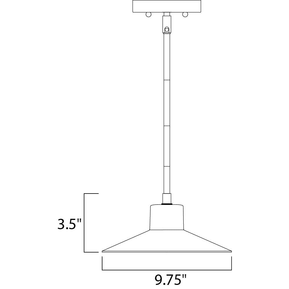 Maxim Lighting CIVIC 54367FTABZ Pendant Modern - Bronze