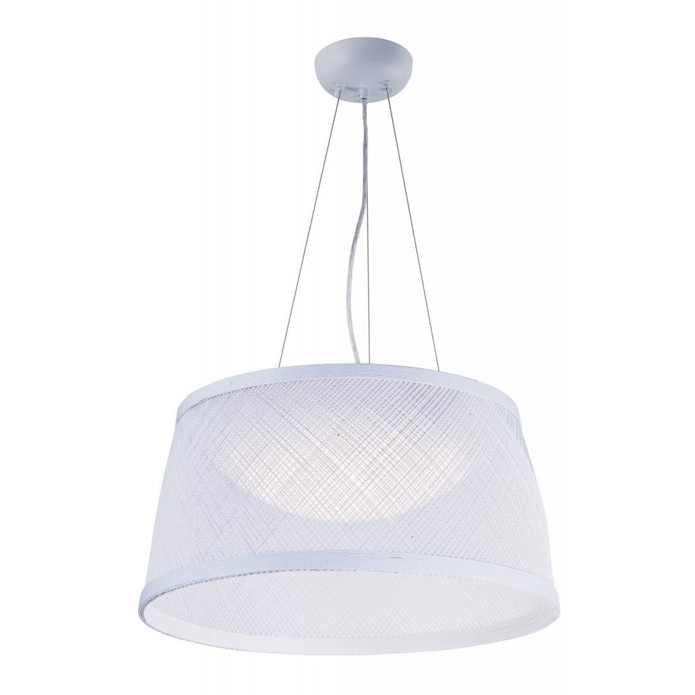 Maxim Lighting BAHAMA 54374WT Pendant Bohemian - White