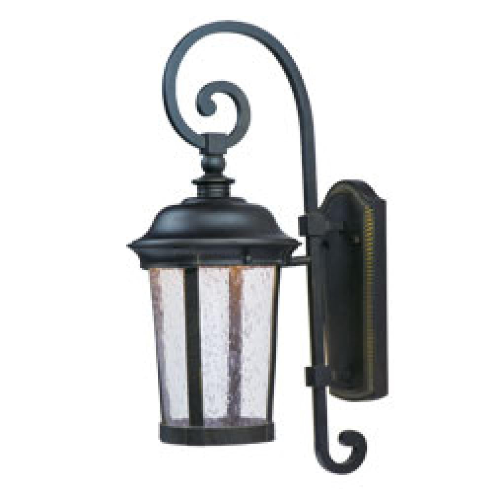 Dover LED 8 Inch Outdoor Wall Lantern – Bronze