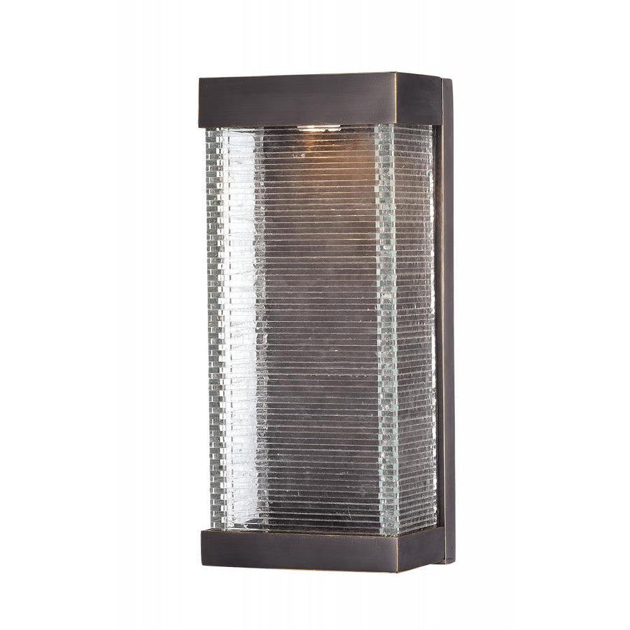 Stackhouse VX 7 Inch Outdoor Wall Lantern – Bronze