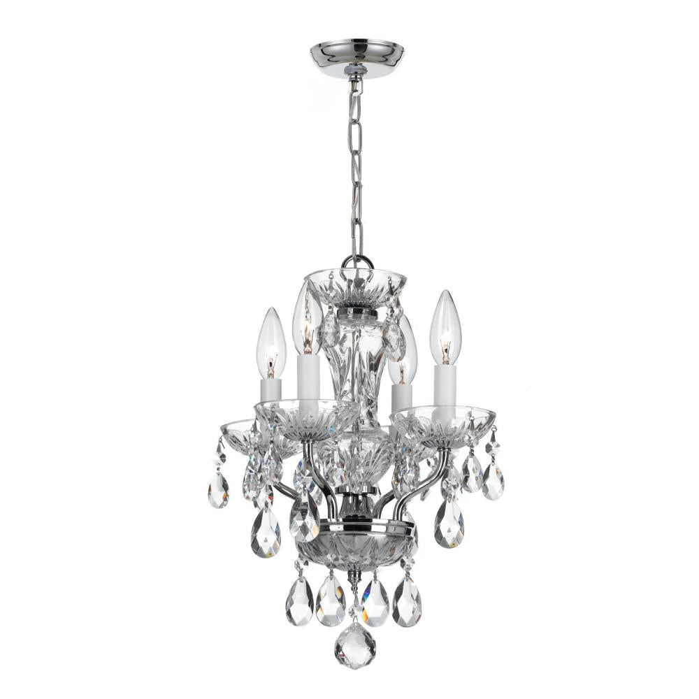 Crystorama TRADITIONAL CRYSTAL 5534-CH-CL-I Mini Chandelier Americana - Polished Chrome