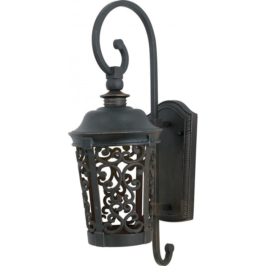 Whisper Dark Sky LED 8 Inch Outdoor Wall Lantern – Bronze