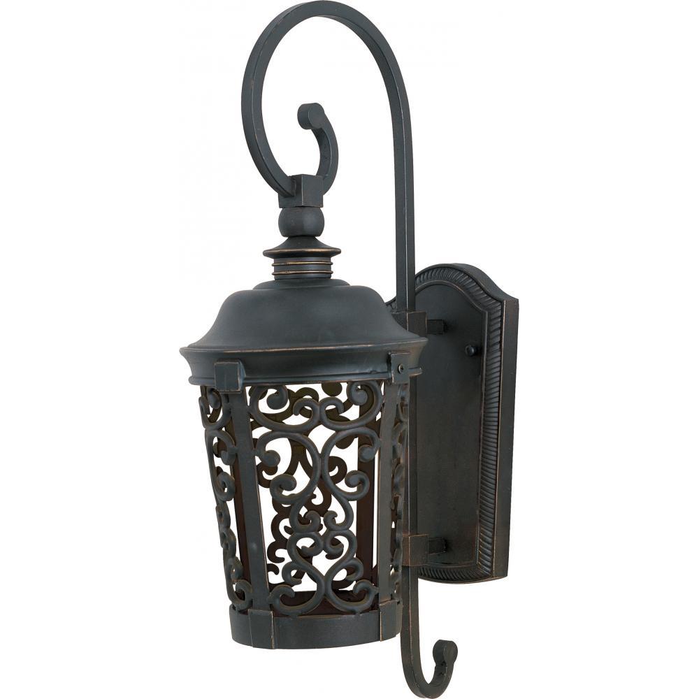Whisper Dark Sky LED 8 Inch Outdoor Wall Lantern – Bronze