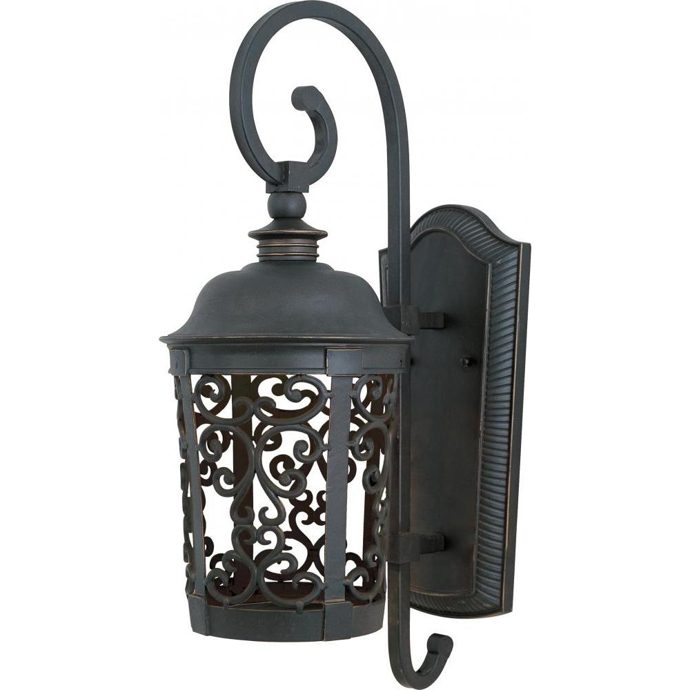 Whisper Dark Sky LED 9.5 Inch Outdoor Wall Lantern – Bronze