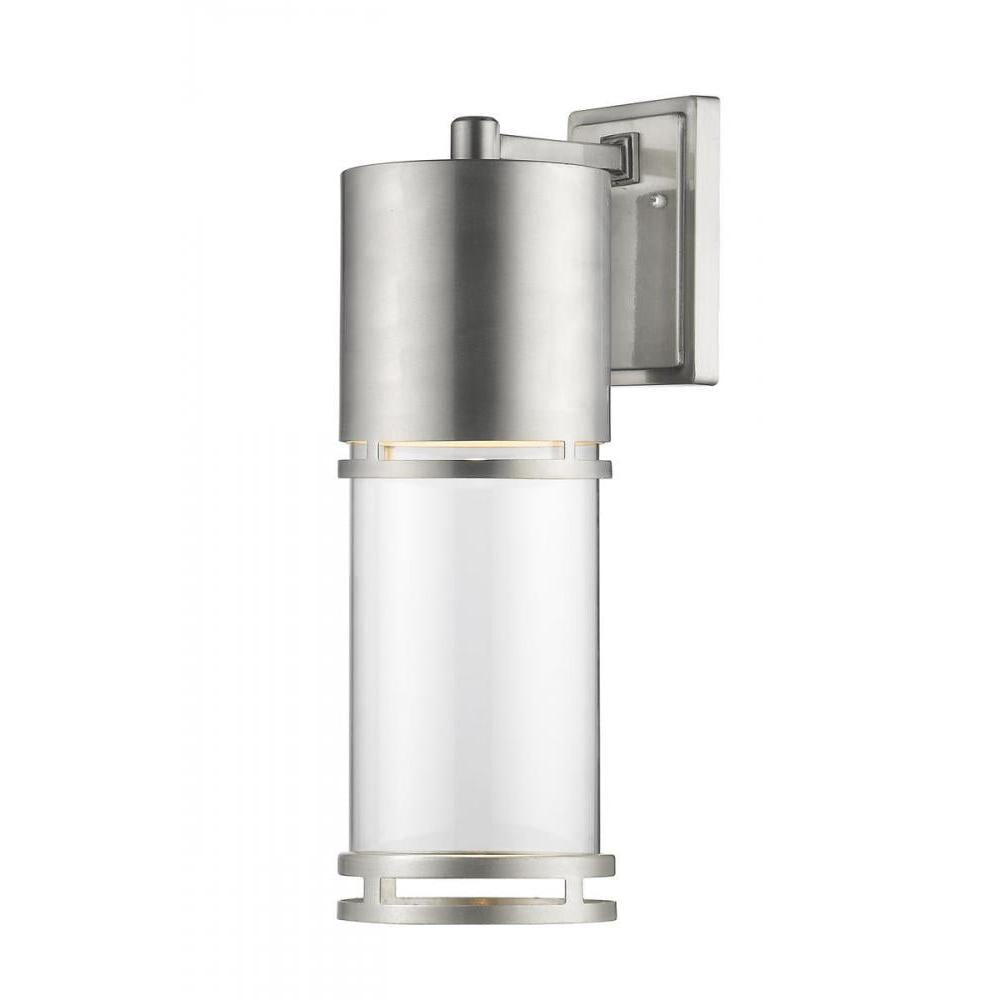 1 Light Outdoor Wall Light-Clear