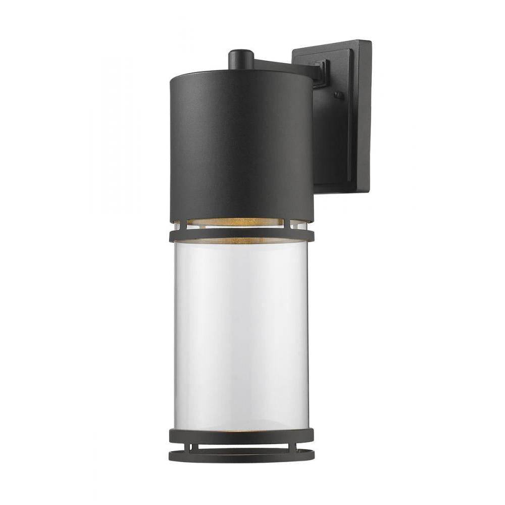1 Light Outdoor Wall Light-Clear
