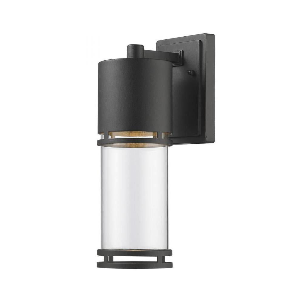 1 Light Outdoor Wall Light-Clear
