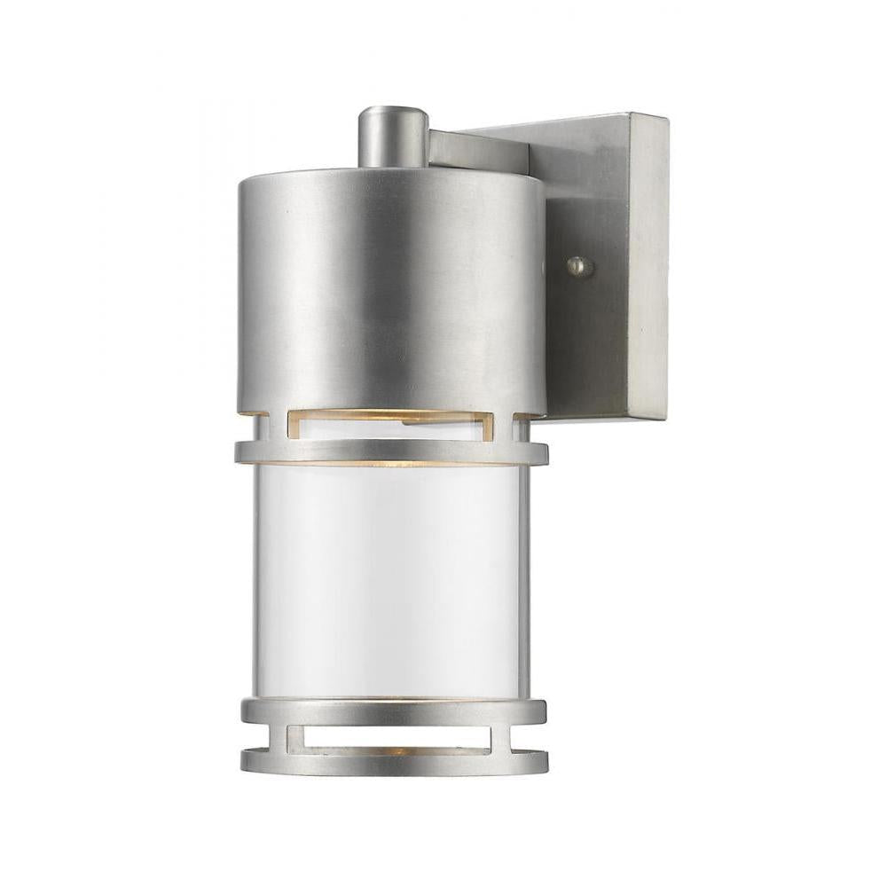 1 Light Outdoor Wall Light-Clear