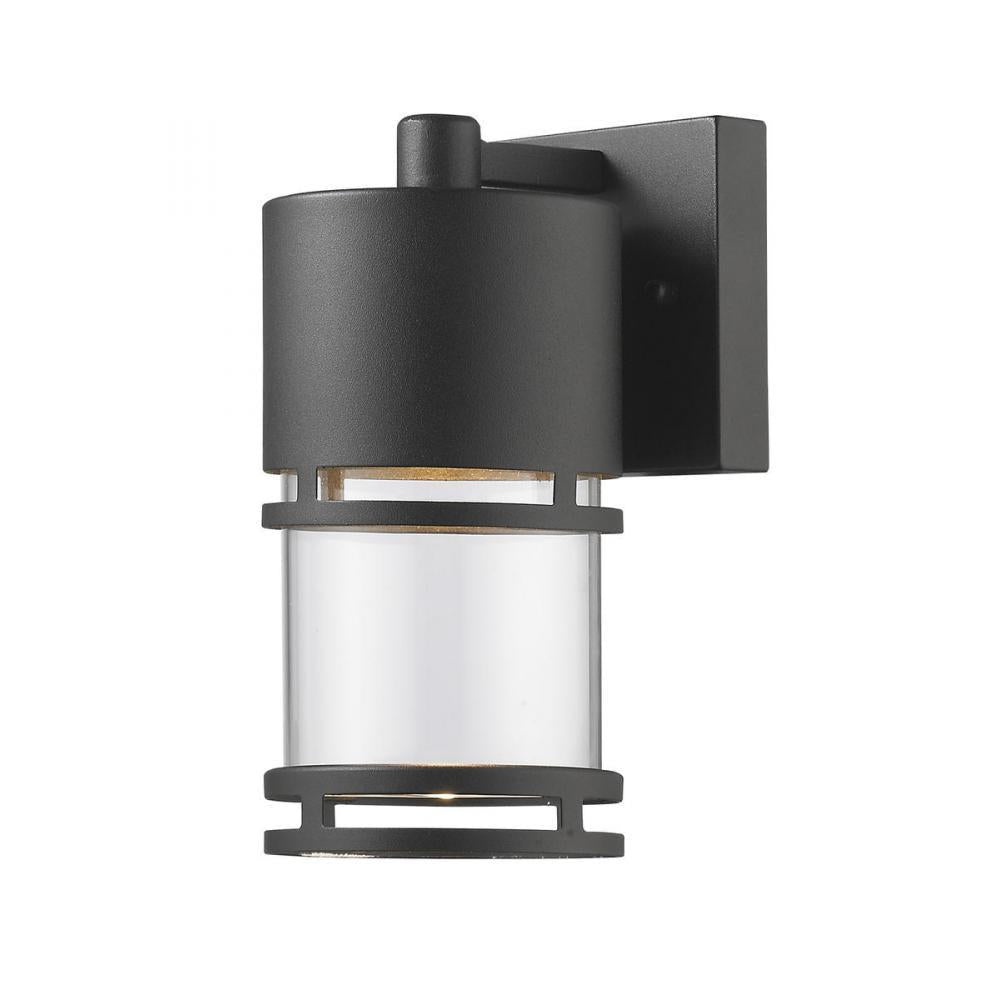1 Light Outdoor Wall Light-Clear