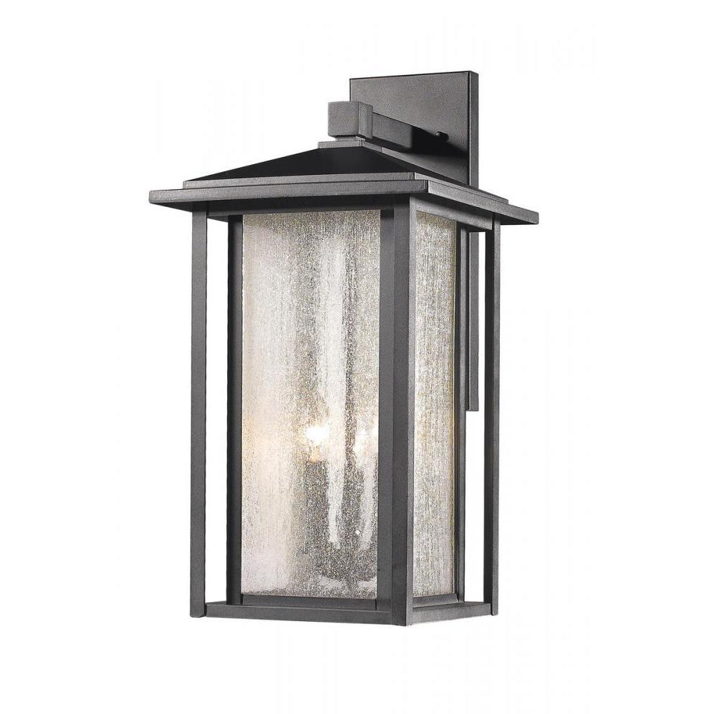 3 Light Outdoor Wall Light-Clear Seedy