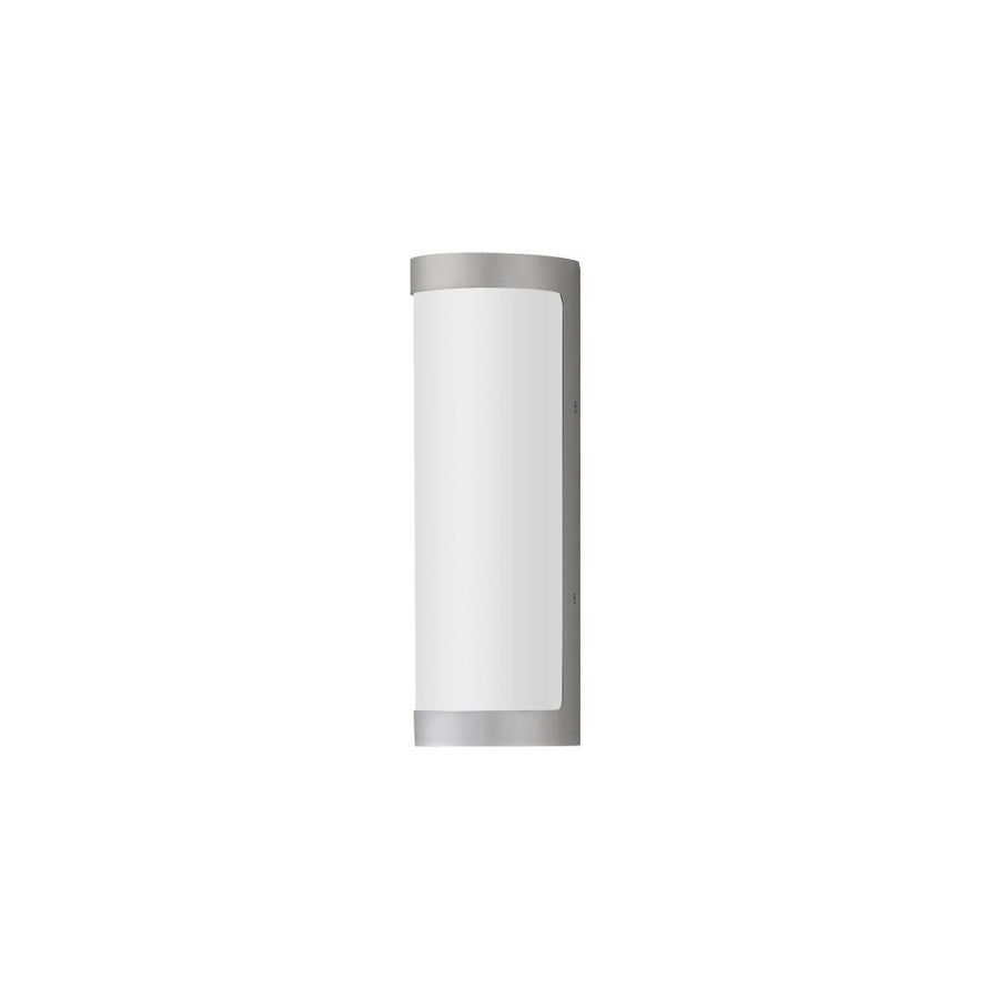 Halfpipe 5 Inch Outdoor Wall Lantern – Brushed Aluminum