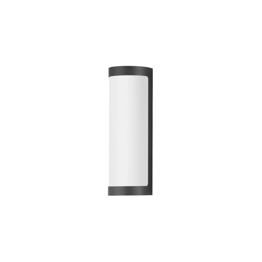 Halfpipe 5 Inch Outdoor Wall Lantern – Black