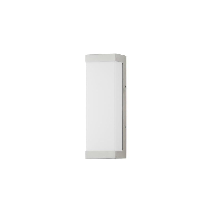 Tunnel 5 Inch Outdoor Wall Lantern – Brushed Aluminum