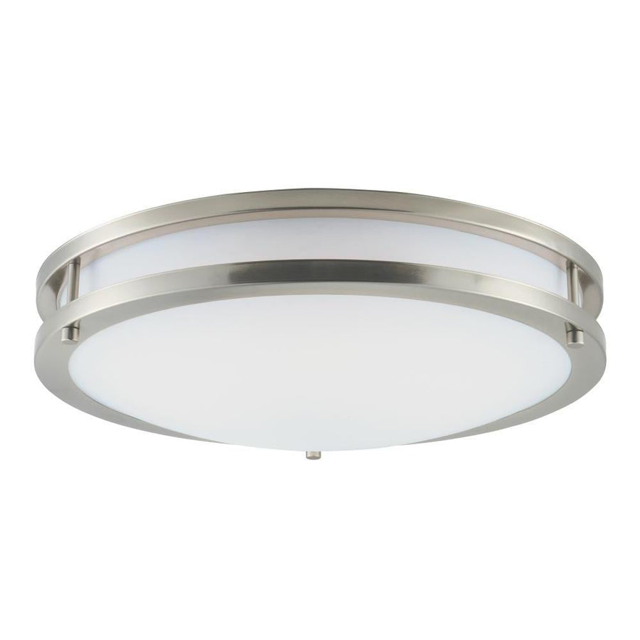 Maxim Lighting 55544WTSN Linear LED 16 Inch Flush Mount Light – Satin Nickel