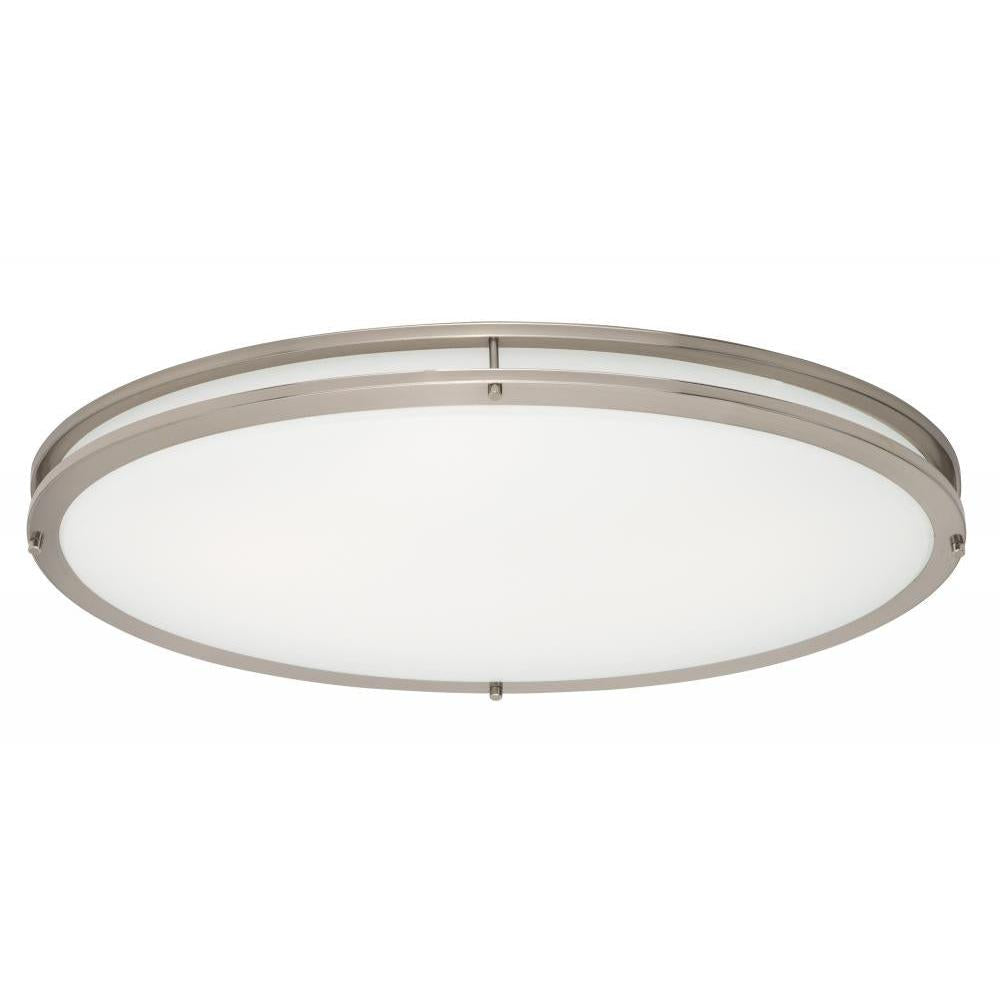 Linear LED 18 Inch Flush Mount Light – Satin Nickel