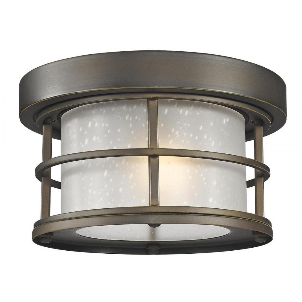 Z-Lite Lighting 556F-ORB Outdoor Flush Mount Contemporary - Bronze