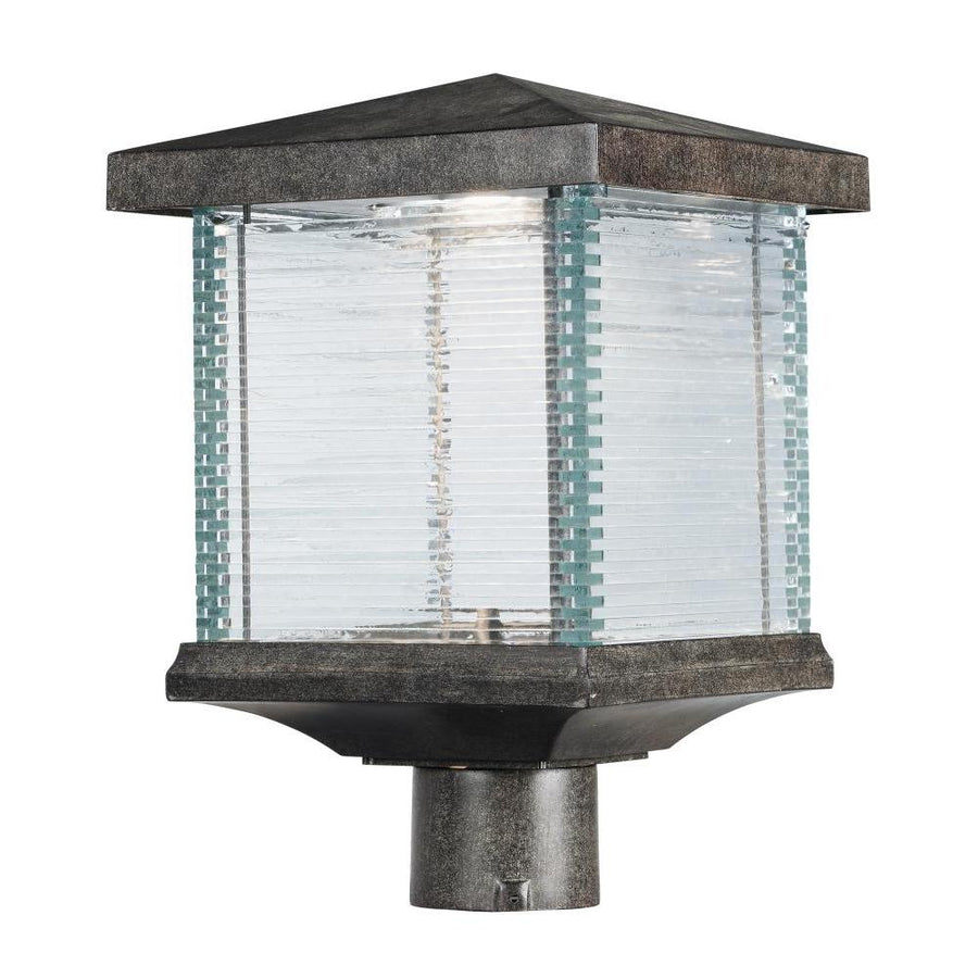 10 Inch Outdoor Post Lantern – Earth Tone