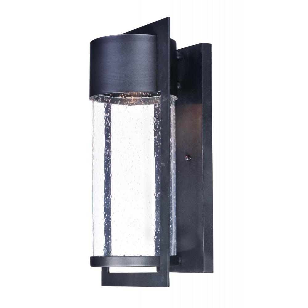 Focus 9 Inch Outdoor Wall Lantern – Black