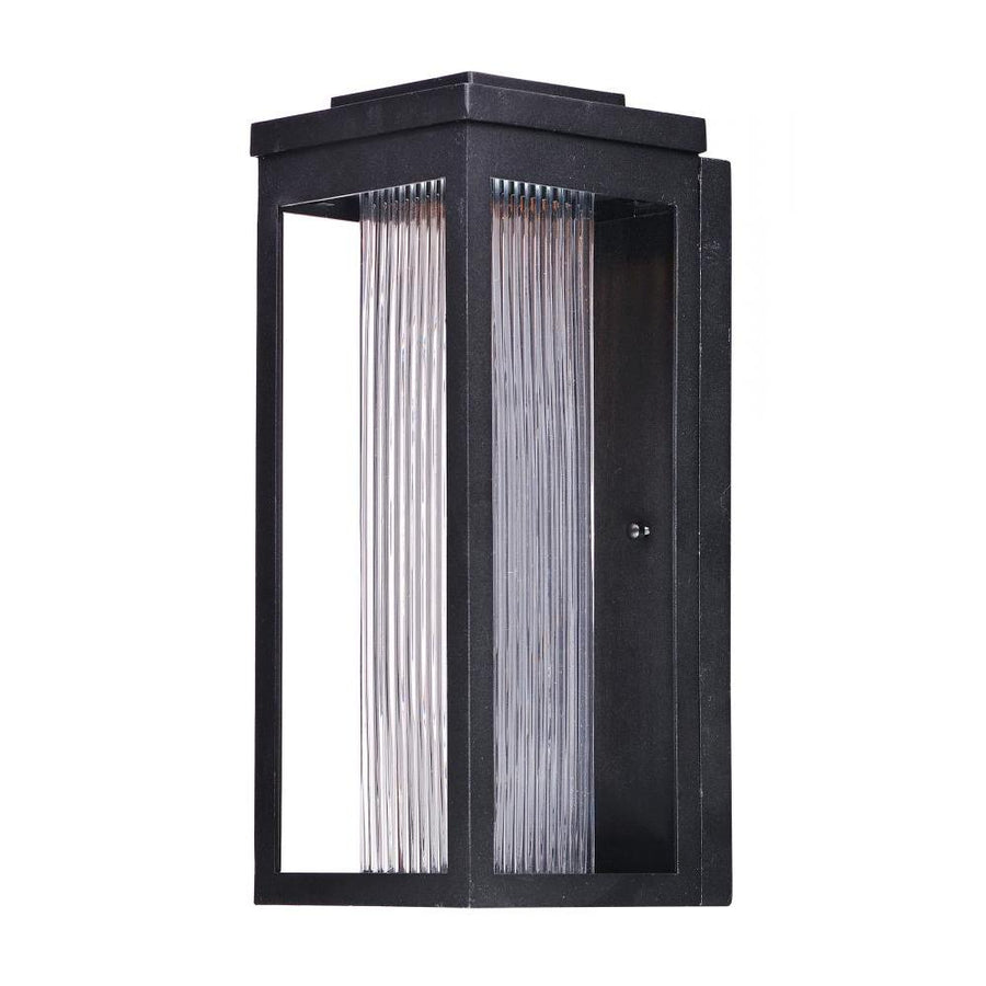 Salon LED 6 Inch Outdoor Wall Lantern – Black