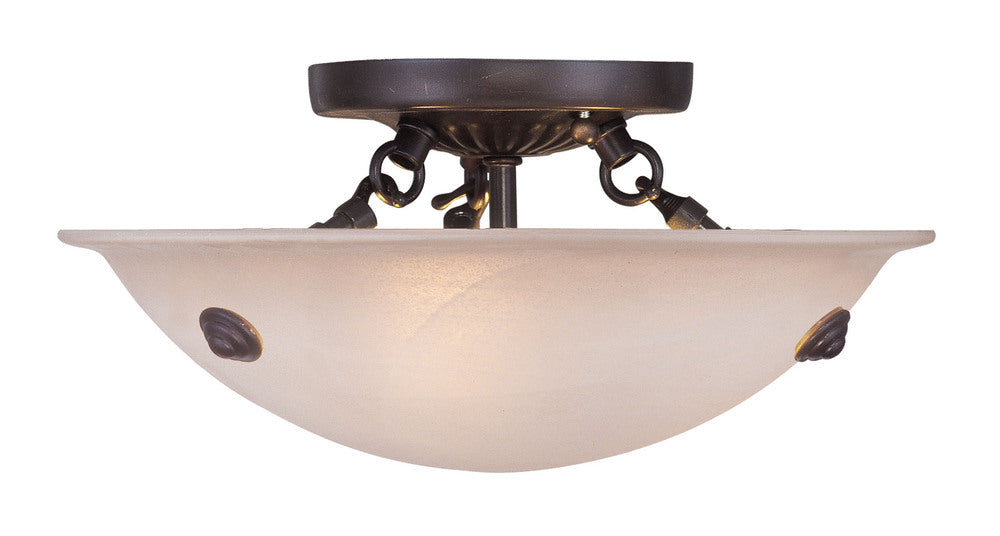 Livex Lighting OASIS 5624-07 Flush Mount Contemporary - Bronze