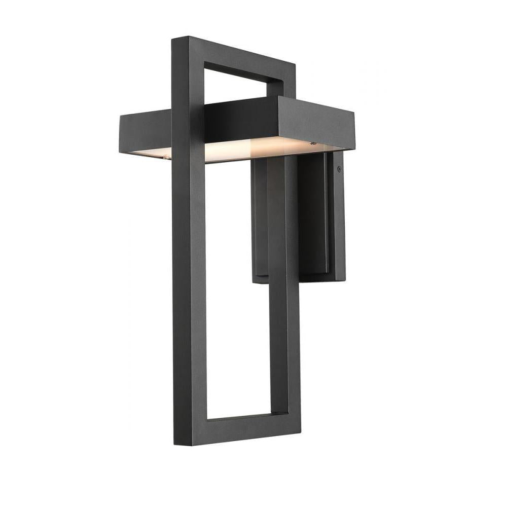 1 Light Outdoor Wall Light-Frosted