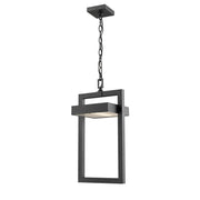 1 Light Outdoor Chain Mount Ceiling Fixture-Frosted