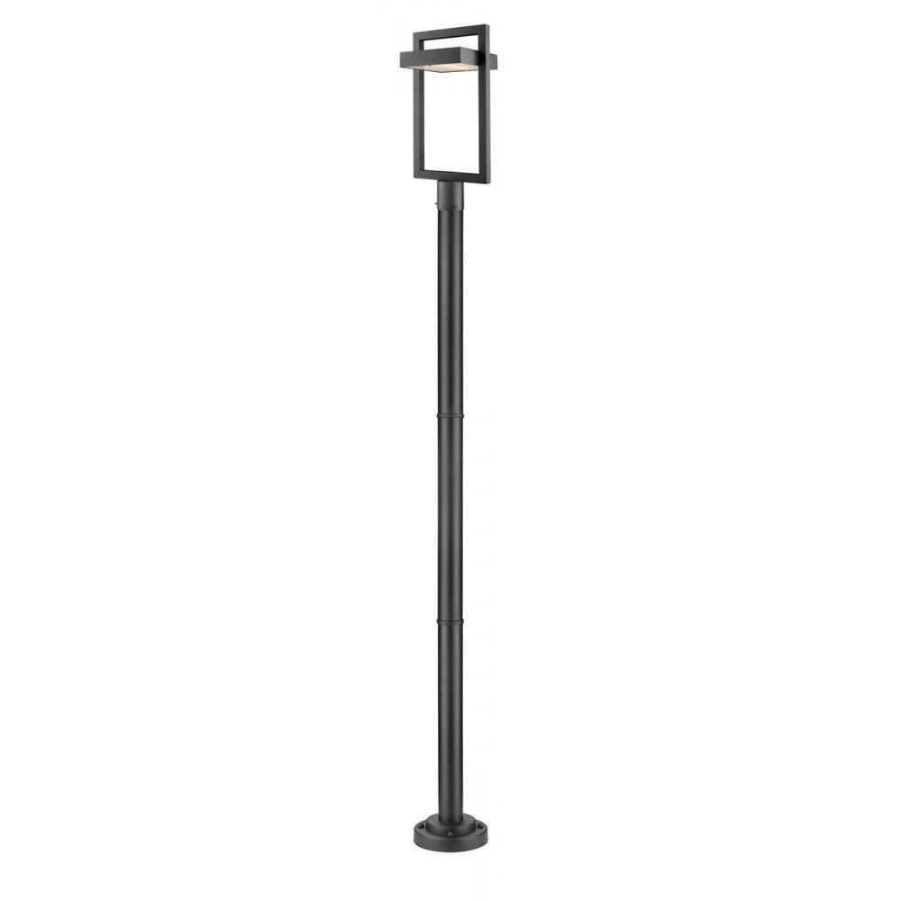 1 Light Outdoor Post Mounted Fixture-Frosted