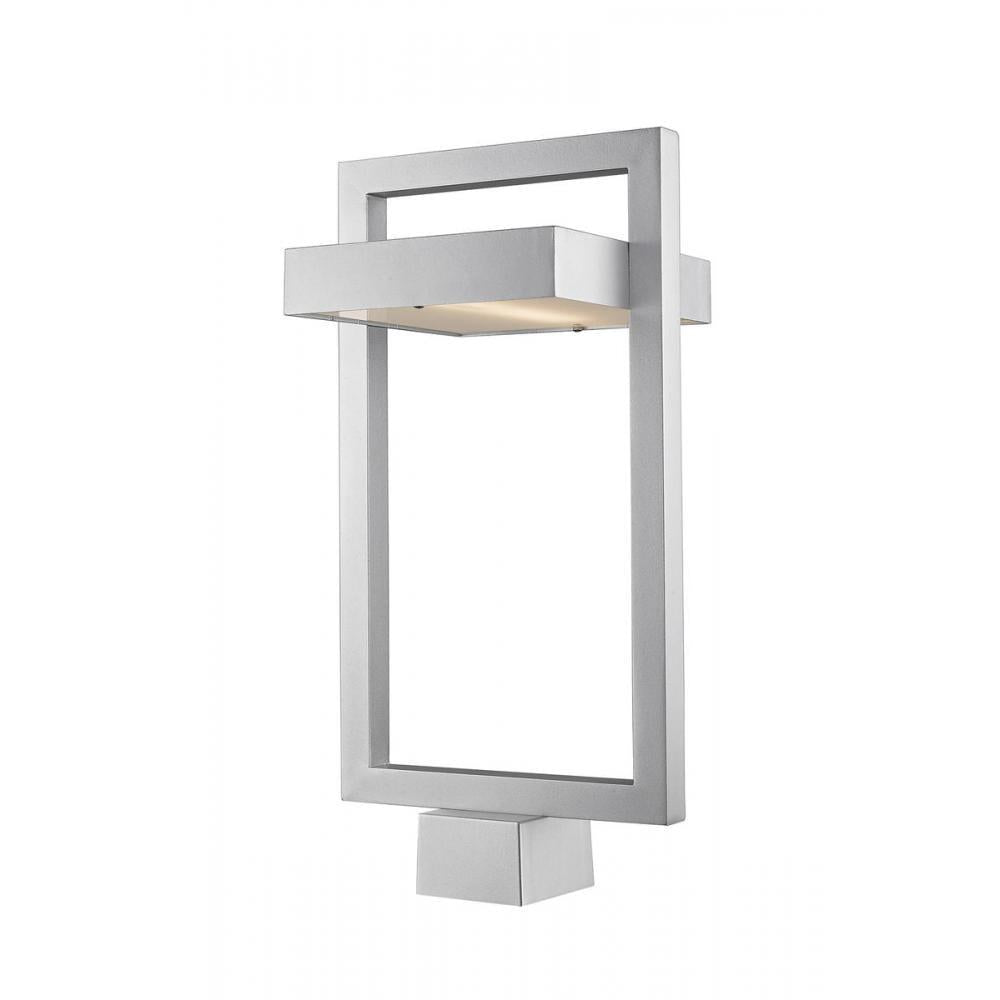 1 Light Outdoor Post Mount Fixture-Frosted