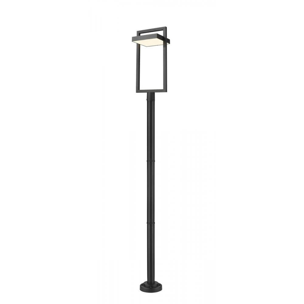 1 Light Outdoor Post Mounted Fixture-Sand Blast
