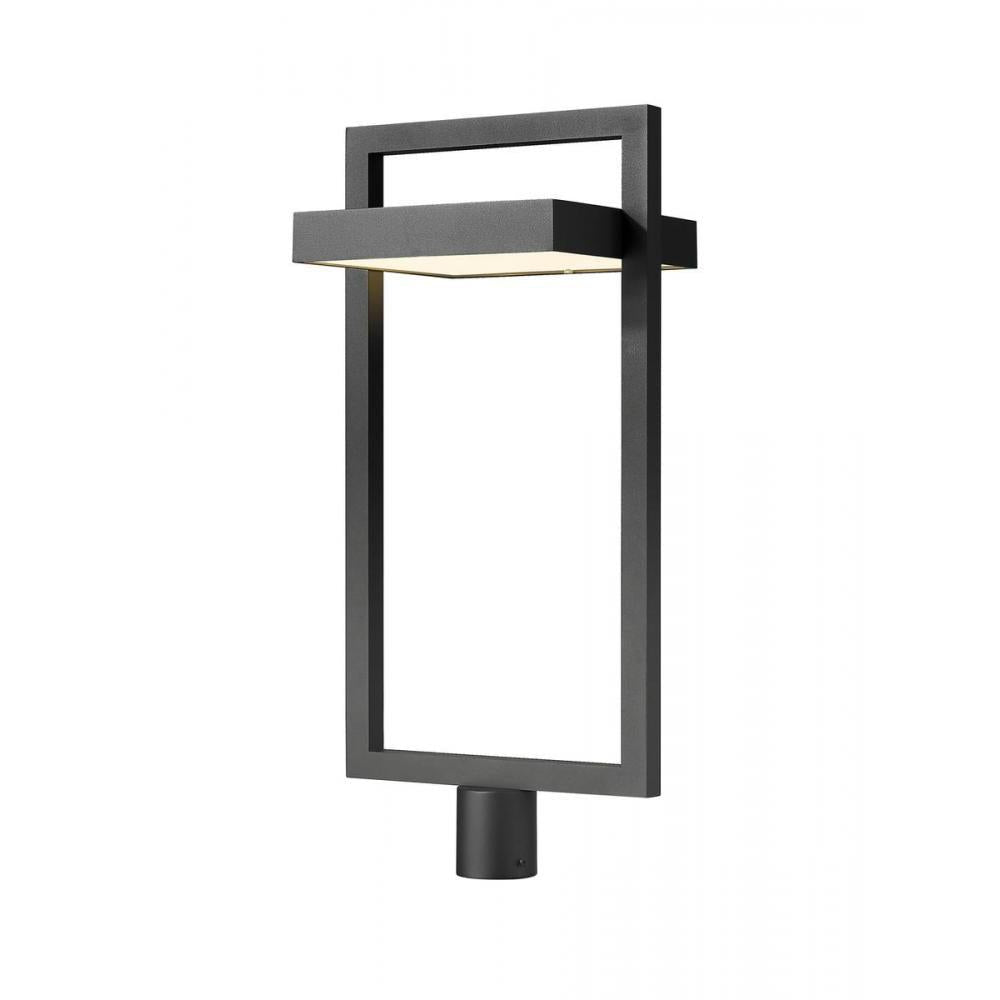 1 Light Outdoor Post Mount Fixture-Sand Blast