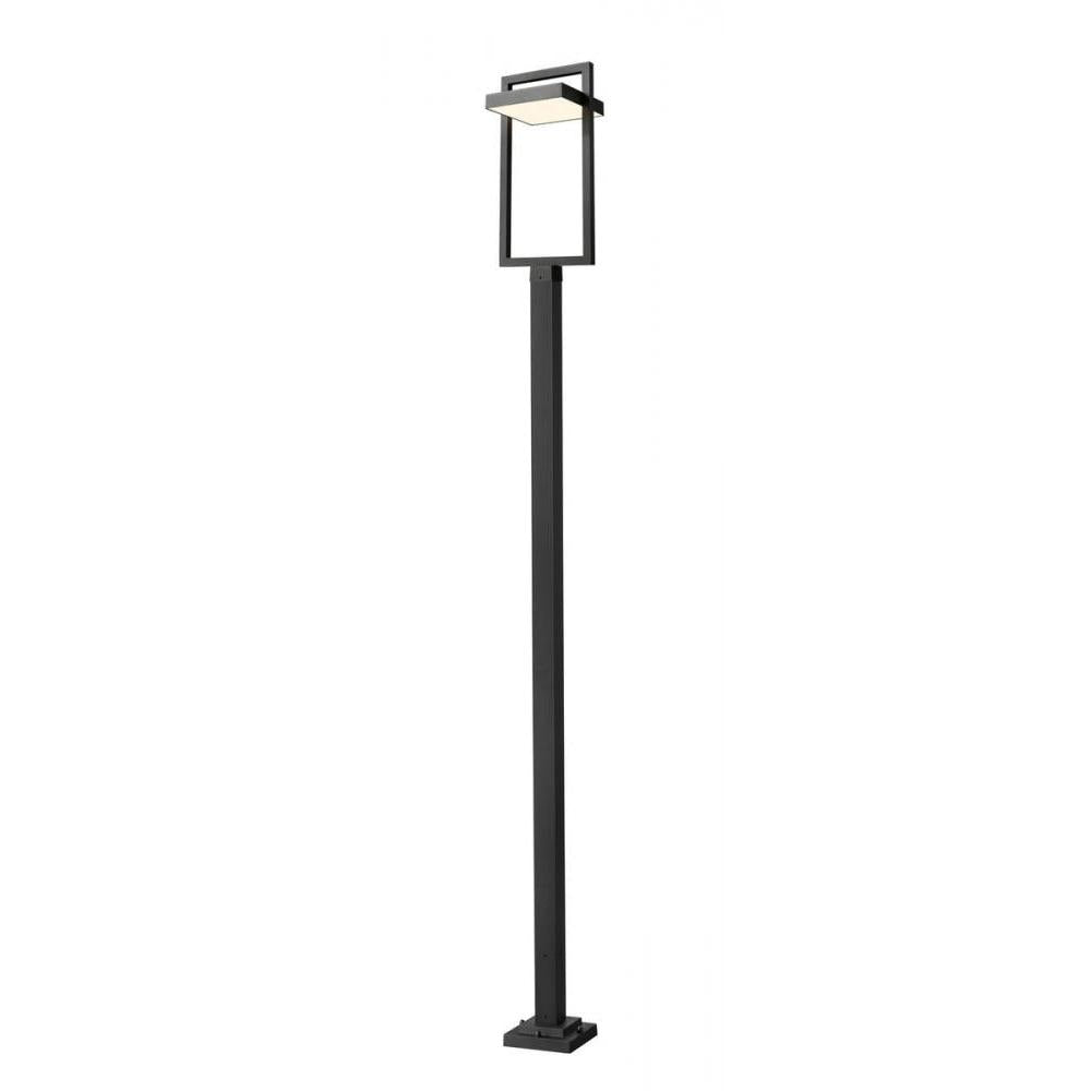 1 Light Outdoor Post Mounted Fixture-Sand Blast