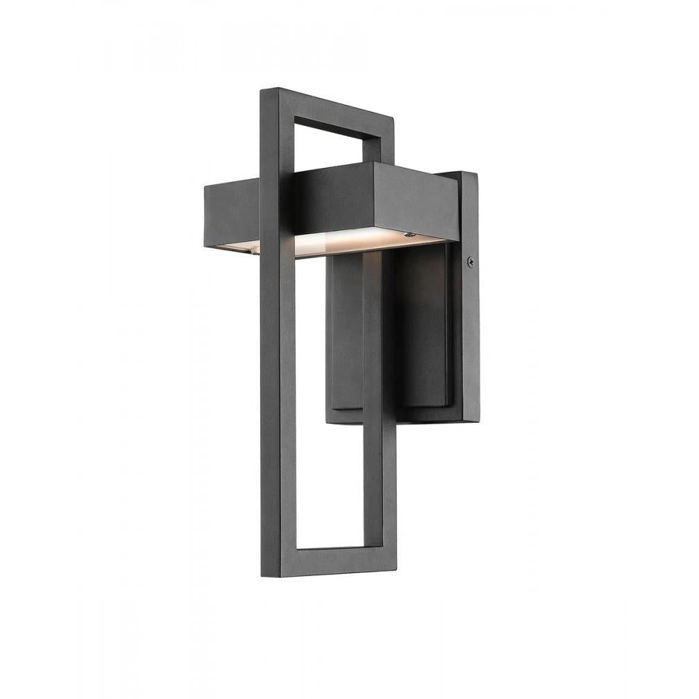 1 Light Outdoor Wall Light-Frosted
