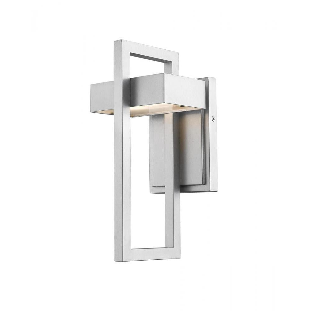 1 Light Outdoor Wall Light-Frosted