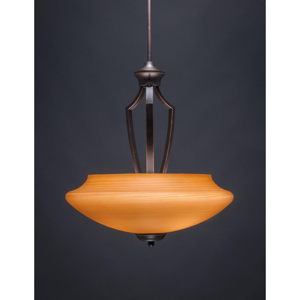 Toltec Company ZILO 567-DG-686 Pendant Traditional - Black