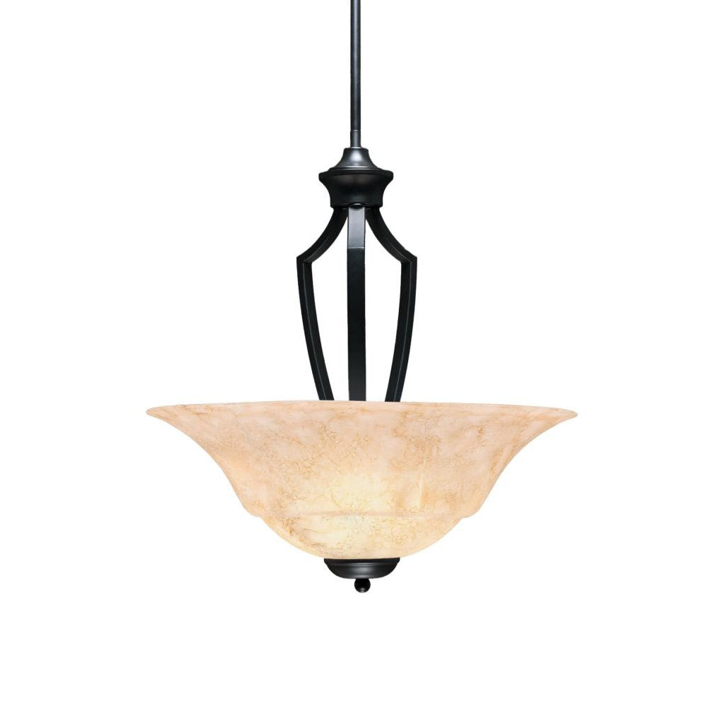 Toltec Company ZILO 567-MB-53818 Pendant Traditional - Black