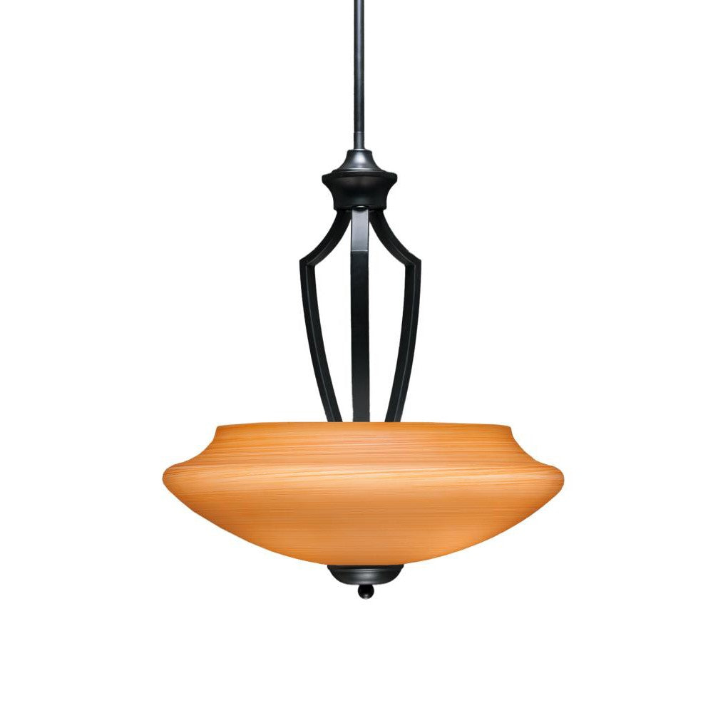 Toltec Company ZILO 567-MB-686 Pendant Traditional - Black