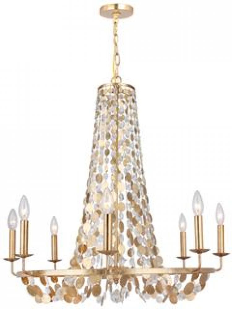 Crystorama BELLA 568-GA Chandelier Traditional - Gold