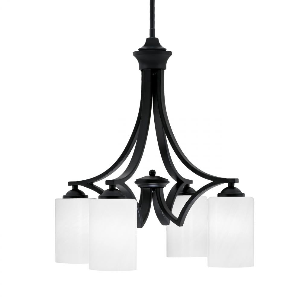 Toltec Company ZILO 568-MB-3001 Chandelier - Black