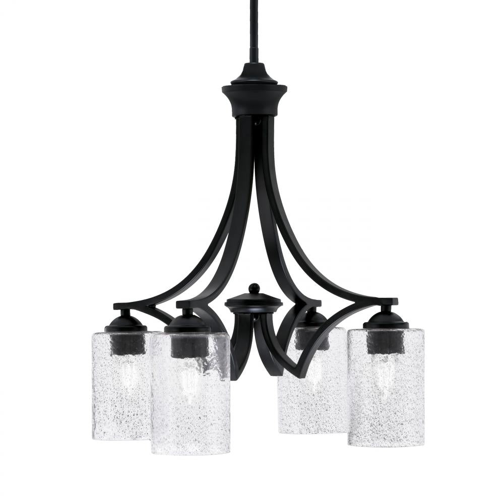 Toltec Company ZILO 568-MB-3002 Chandelier - Black