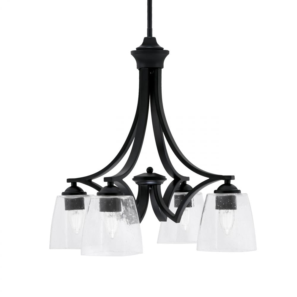 Toltec Company ZILO 568-MB-461 Chandelier - Black