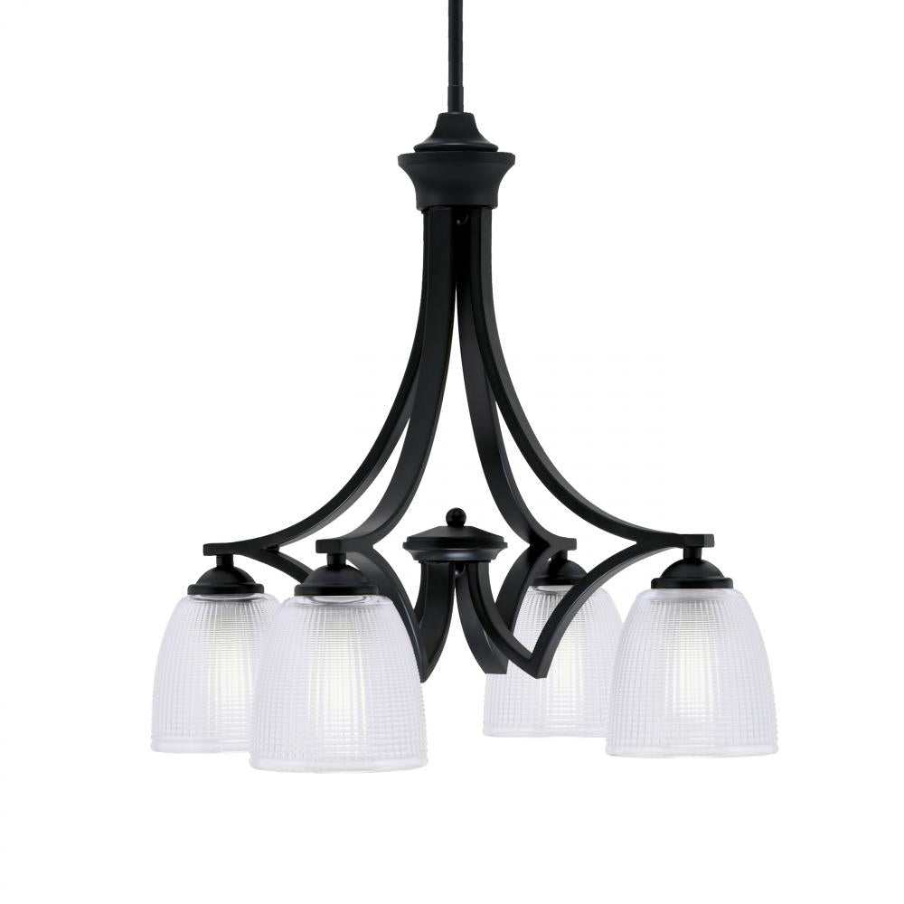 Toltec Company ZILO 568-MB-500 Chandelier - Black