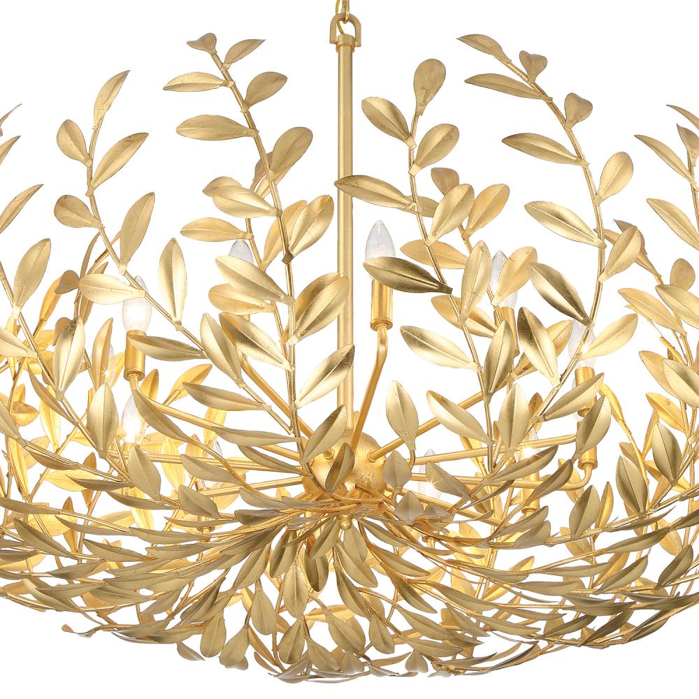 Crystorama BROCHE 569-GA Chandelier Modern - Antique Gold