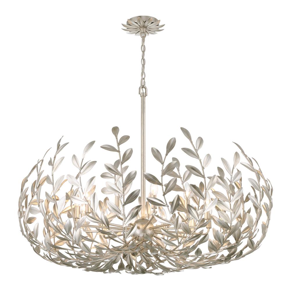 Crystorama BROCHE 569-SA Chandelier Modern - Antique Silver