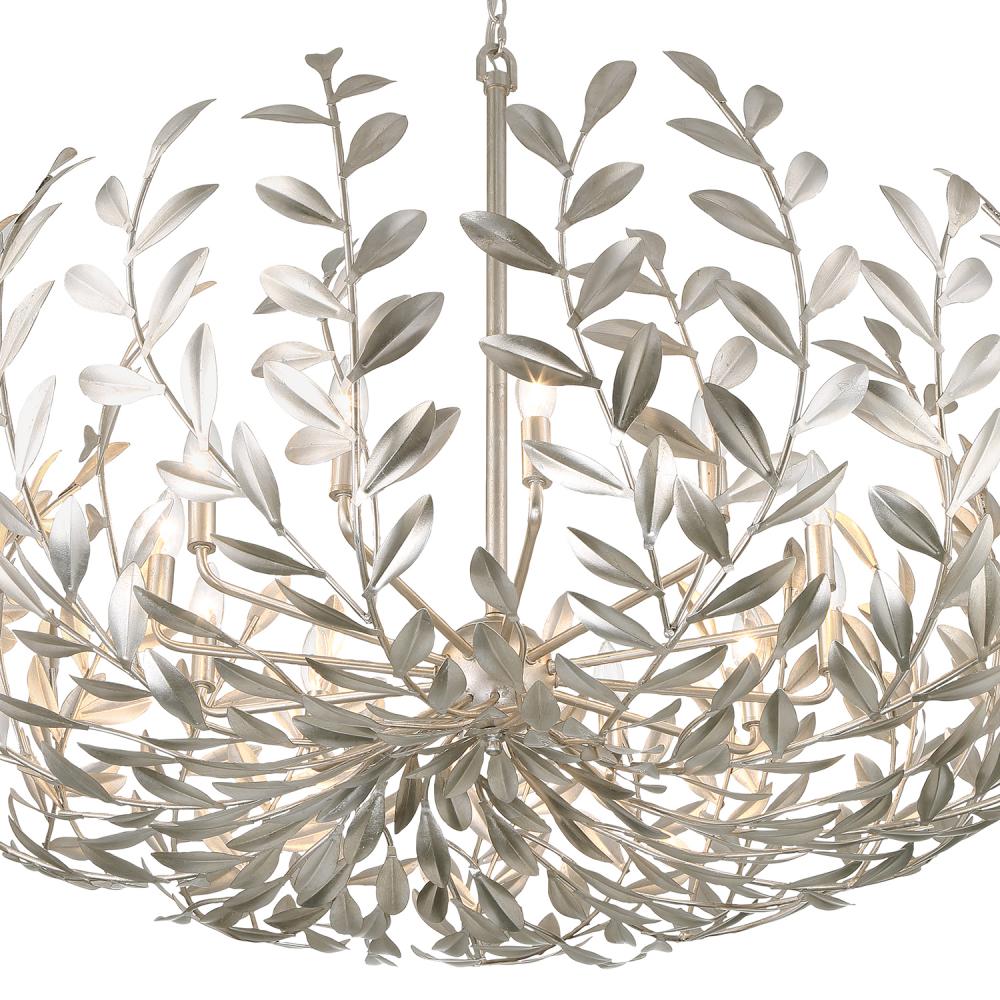 Crystorama BROCHE 569-SA Chandelier Modern - Antique Silver