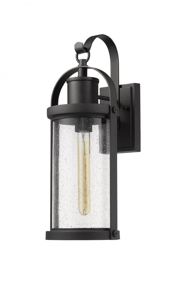 Z-Lite Lighting 569M-BK Exterior Outdoor Wall Lantern Traditional - Black (OPEN BOX)